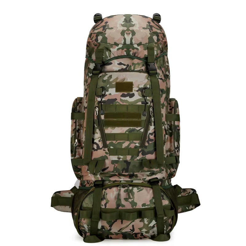 Outdoor Hiking Bag Men'S 90L Large Capacity Lightweight Backpack Women'S Hiking Bag Waterproof Travel Bag